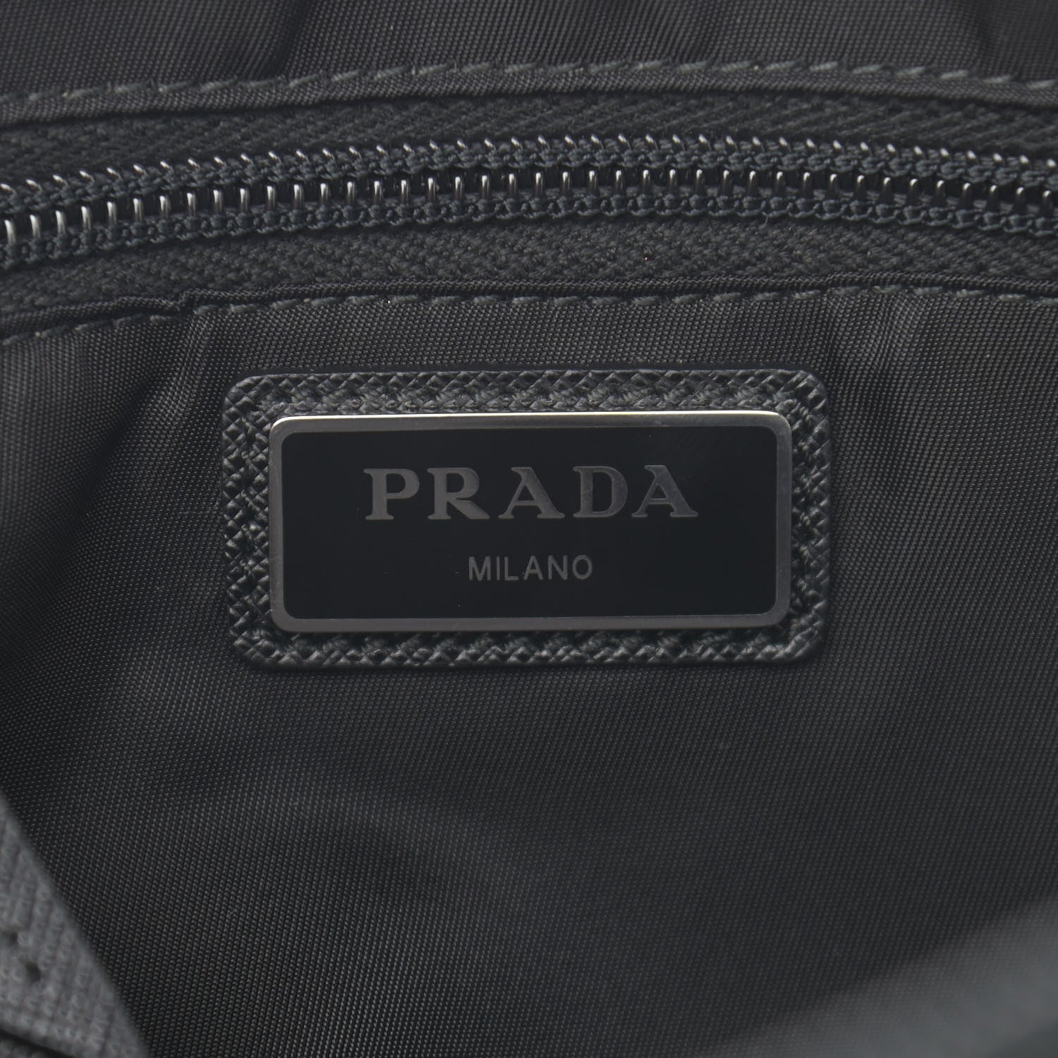Prada Tessuto Nylon Belt Bag Black 6 of 11
