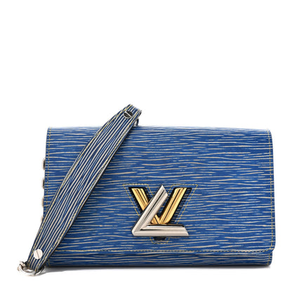 Louis Vuitton Epi Twist Chain Wallet Denim Light 1 of 8