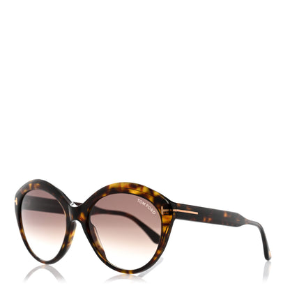 Tom Ford Maxine Round Sunglasses TF763 Tortoise 1 of 8