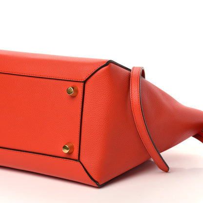 Celine Grained Calfskin Mini Belt Bag Coral Orange 8 of 11