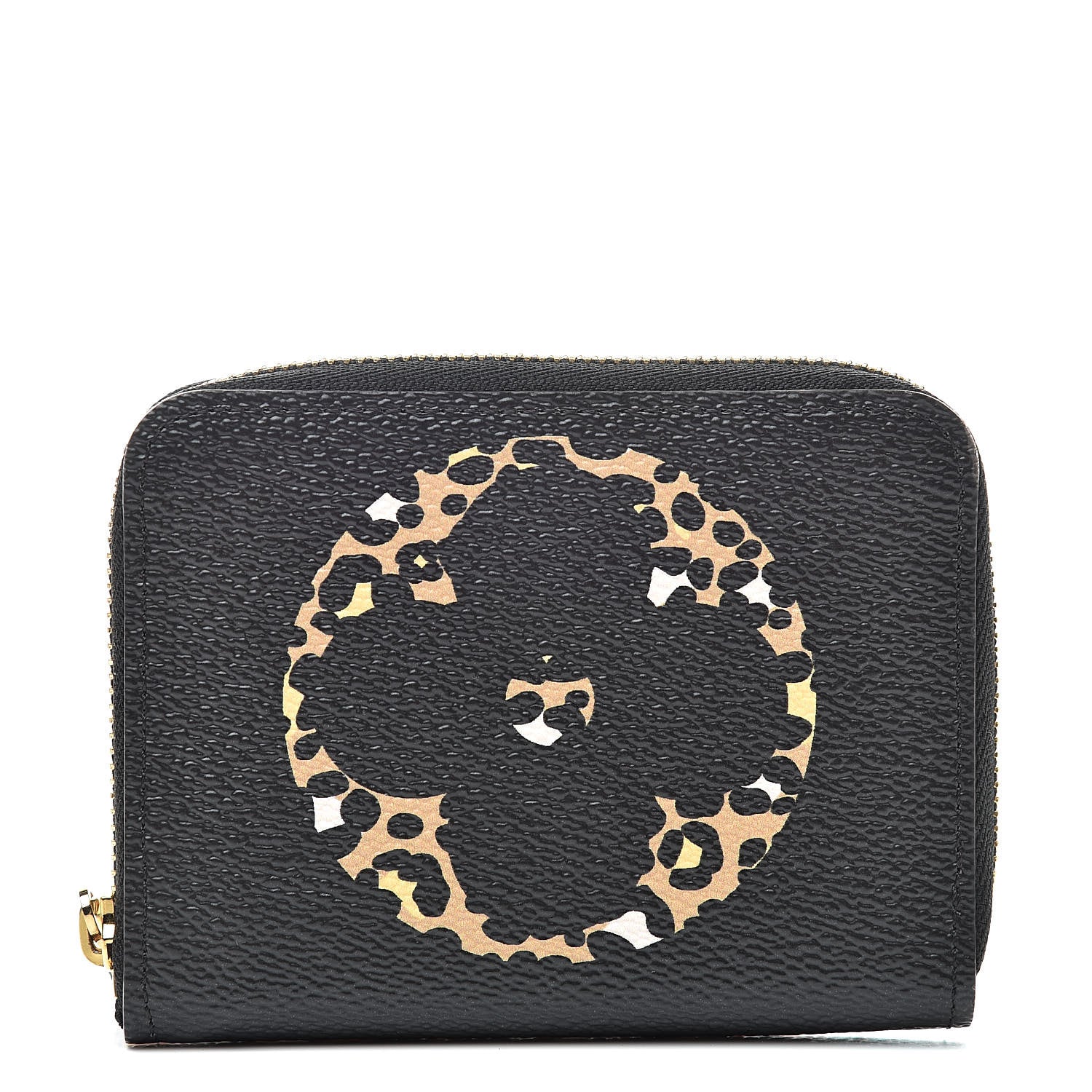 Louis Vuitton Monogram Giant Jungle Zippy Coin Purse Black 1 of 8