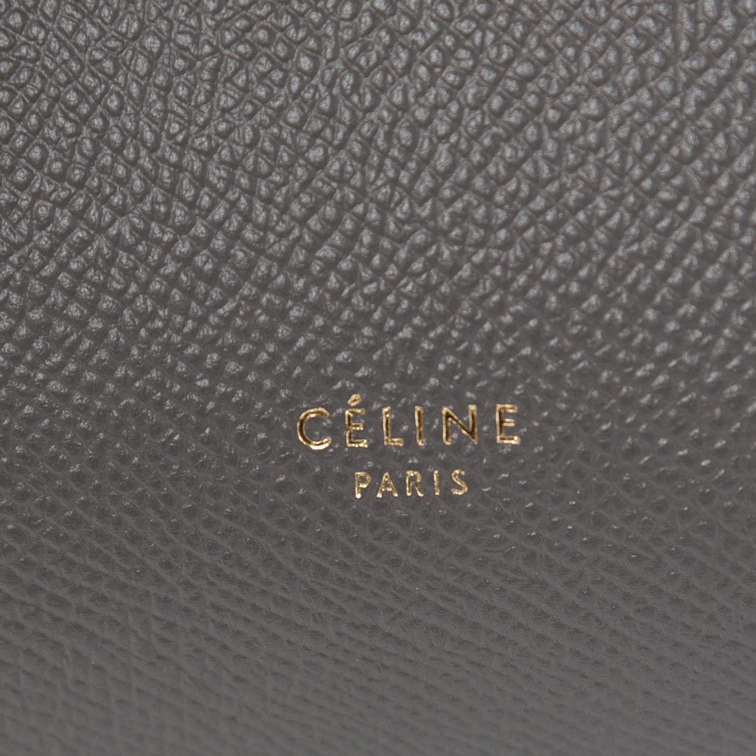 Celine Grained Calfskin Micro Belt Bag Grey 8 of 9