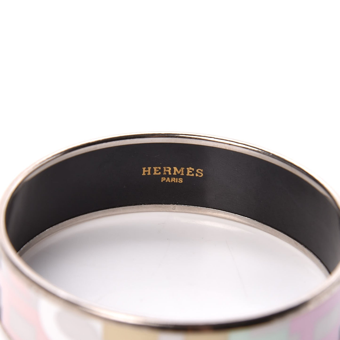 Enamel Printed Wide Capitales Bracelet 65