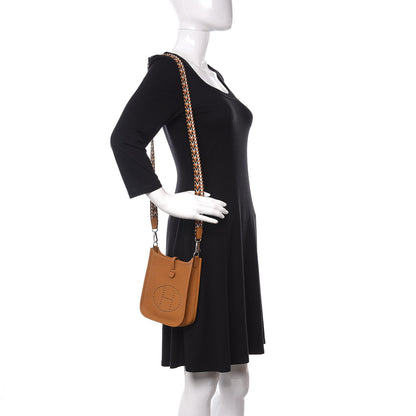 Hermes Taurillon Clemence Allegro Evelyne TPM Sesame 2 of 11