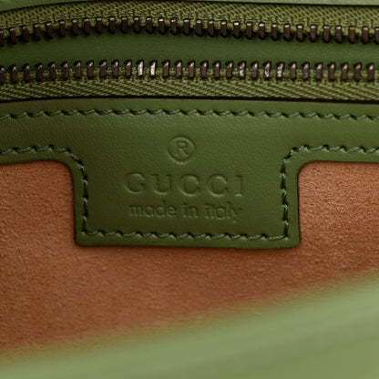Gucci Calfskin Matelasse Small GG Marmont Shoulder Bag Salamander Green 6 of 10