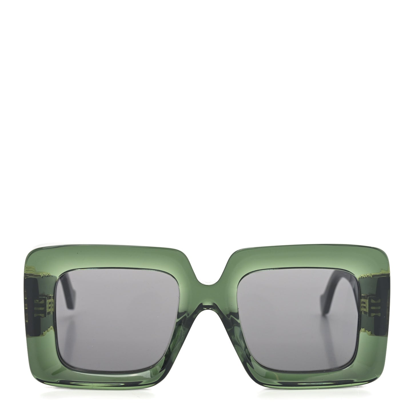 Acetate Anagram Square Sunglasses LW40176U Green