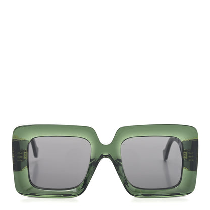 Loewe Acetate Anagram Square Sunglasses LW40176U Green 2 of 7