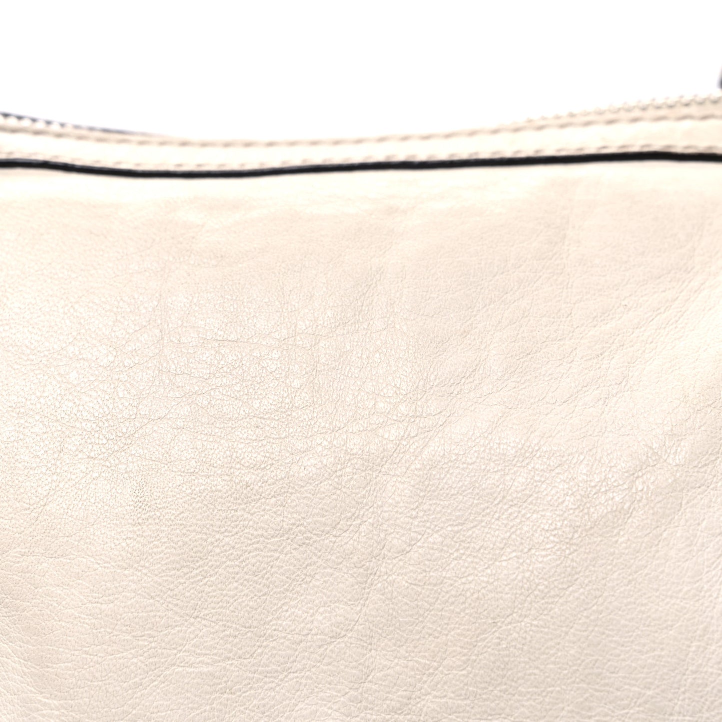 Monogram Trophy Satchel Beige Ebony Mystic White