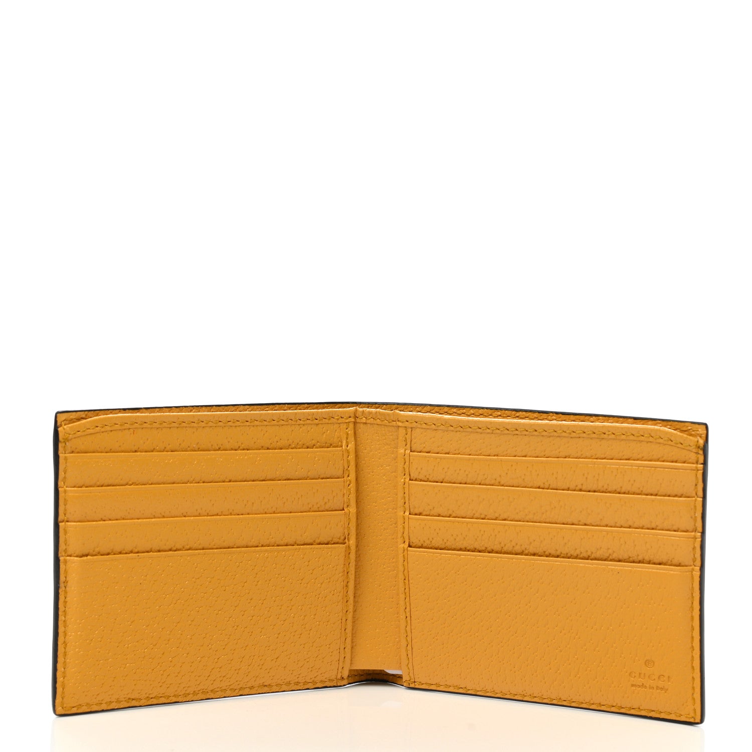 Gucci GG Supreme Monogram Neo Vintage Bi-Fold Wallet Beige Crop New Acero 5 of 8