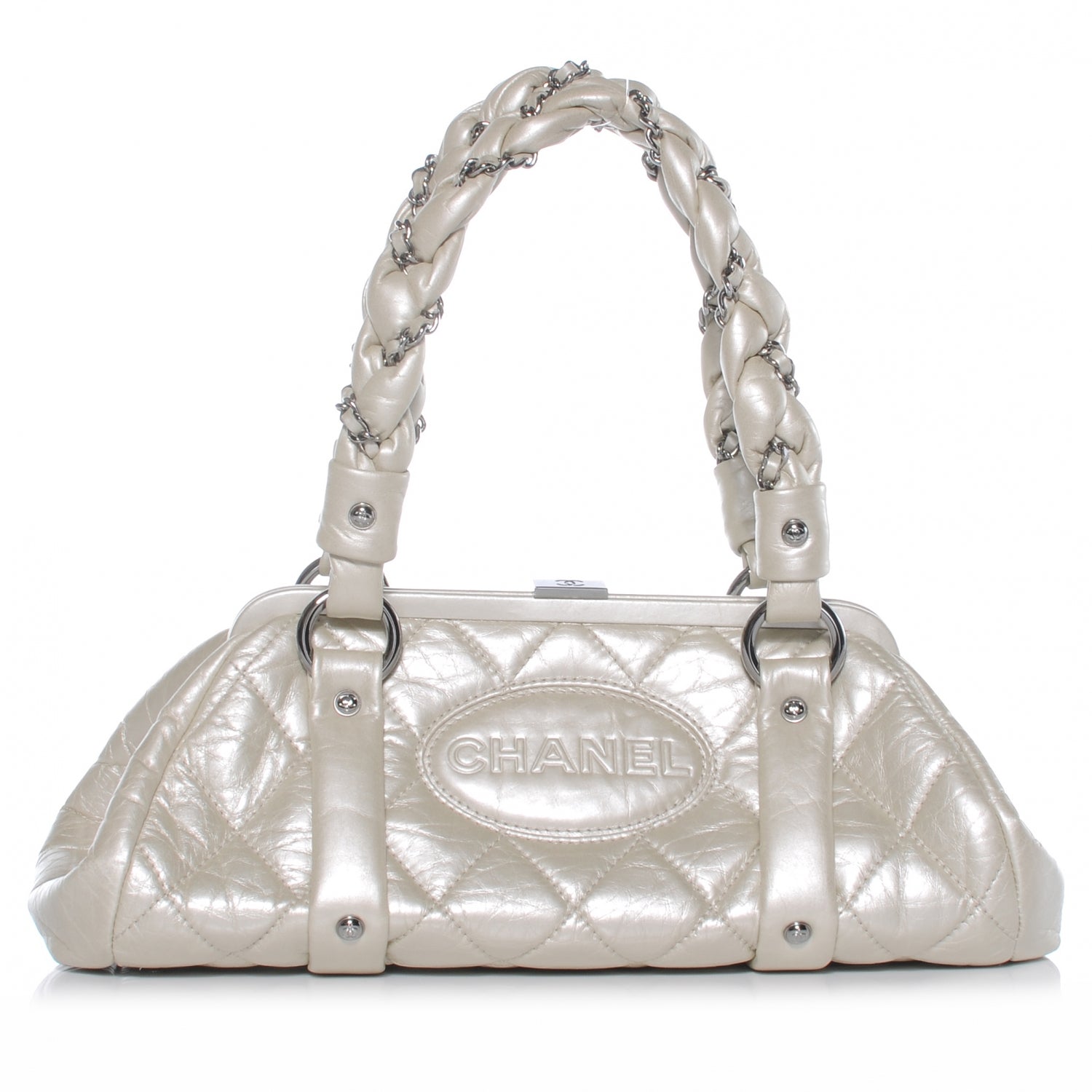 Chanel Ligne Framed Bag Light Silver 1 of 7