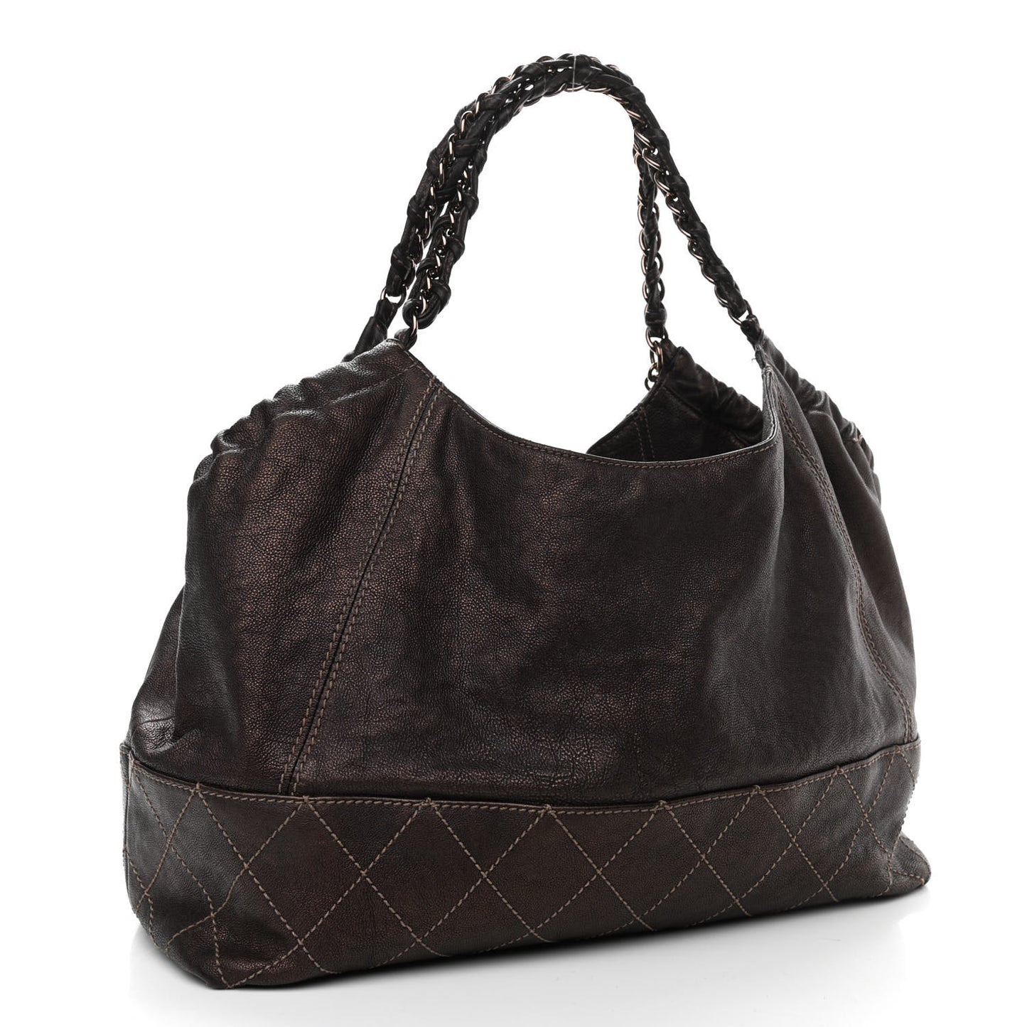Metallic Calfskin Baby Coco Cabas Bronze