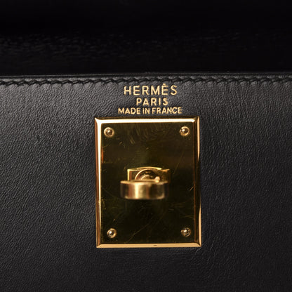 Hermes Box Kelly Sellier 28 Black 7 of 15