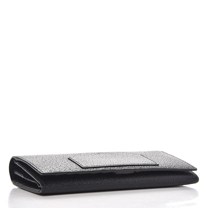 Gucci Calfskin Dandy New Chester Continental Flap Wallet Black 4 of 9