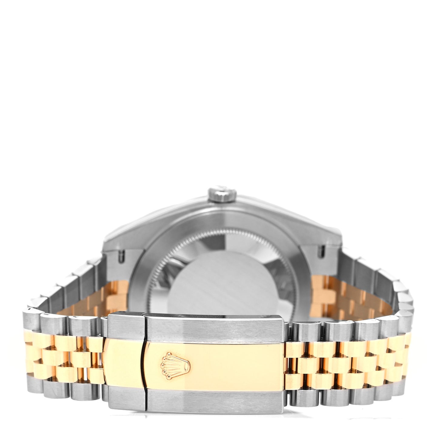 Stainless Steel 18K Yellow Gold Diamond 41mm Oyster Perpetual Datejust Watch Black 126333