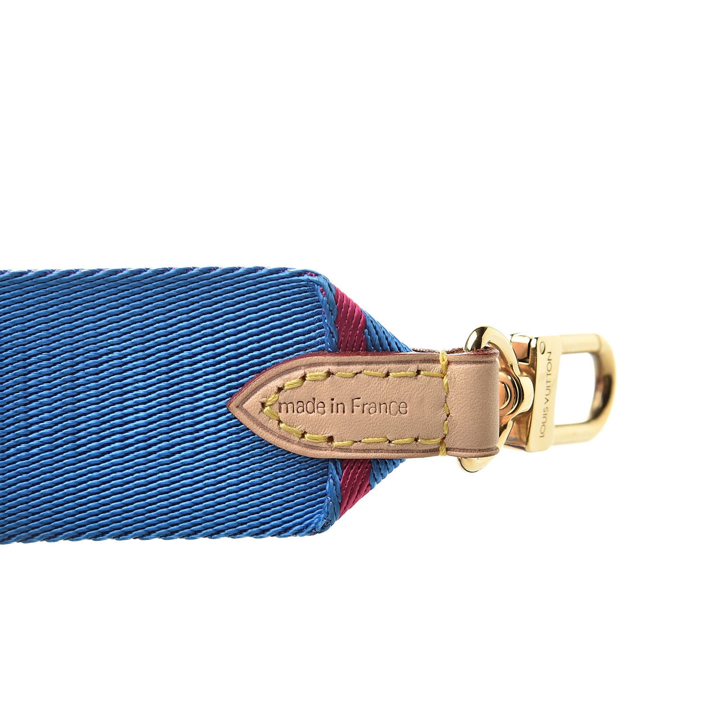 Nylon Bandouliere Shoulder Strap Blue Magenta