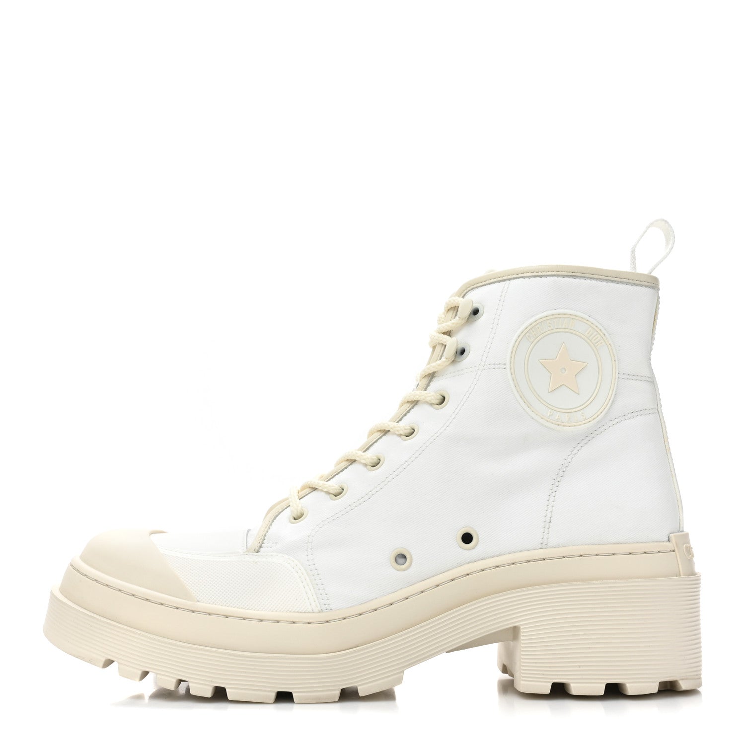 Christian Dior Technical Fabric D-Rise 35mm Boots 41 White 1 of 12