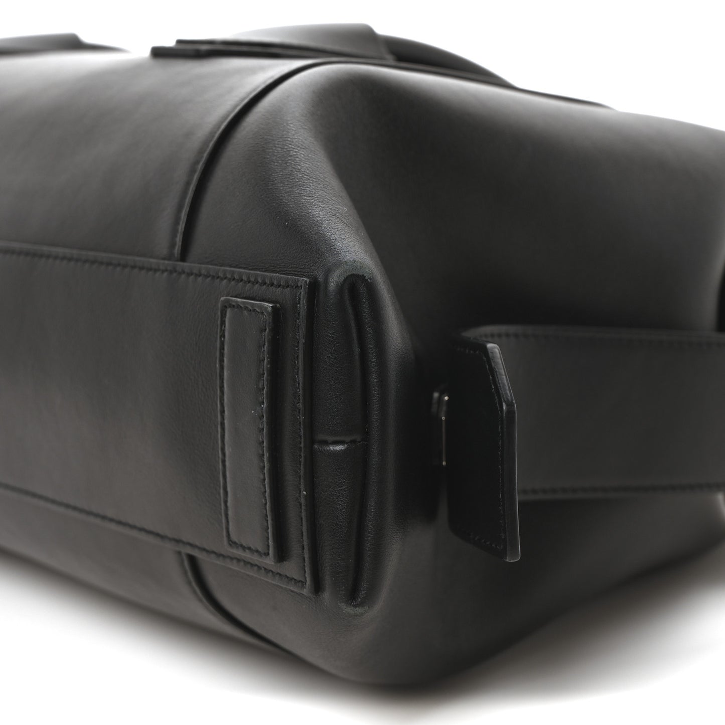 Smooth Calfskin Medium Antigona Lock Duffle Bag Black