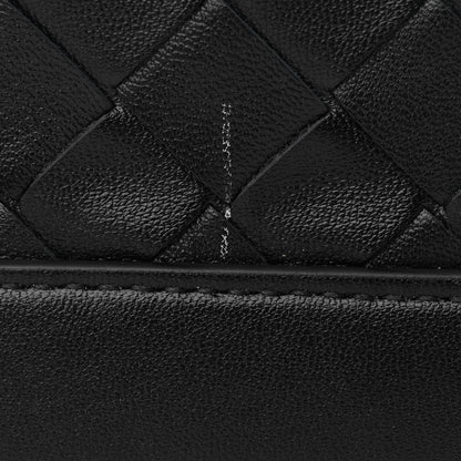 Bottega Veneta Calfskin Nappa Intrecciato Mini Wallace Black 11 of 11