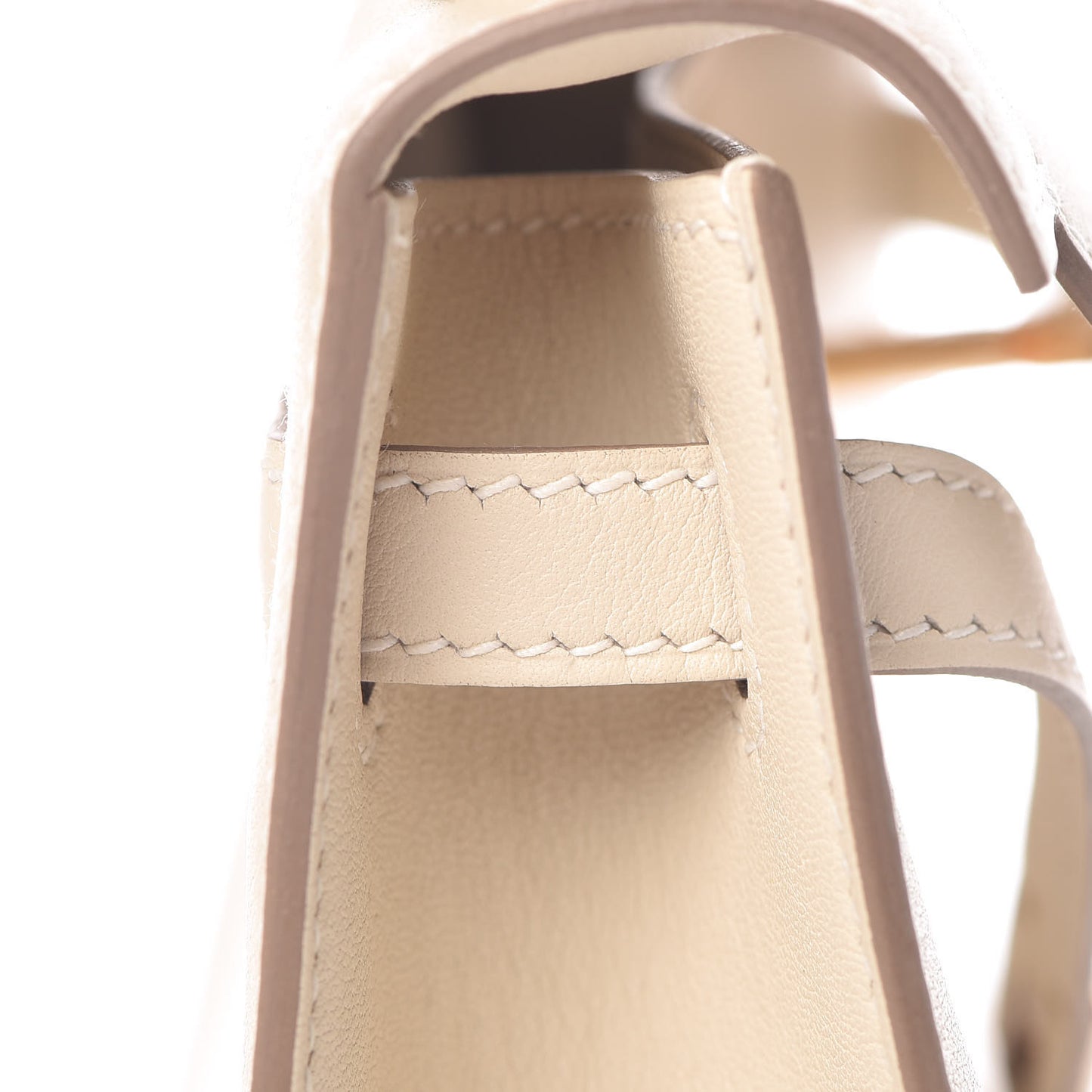 Swift Kelly Pochette Clutch Craie
