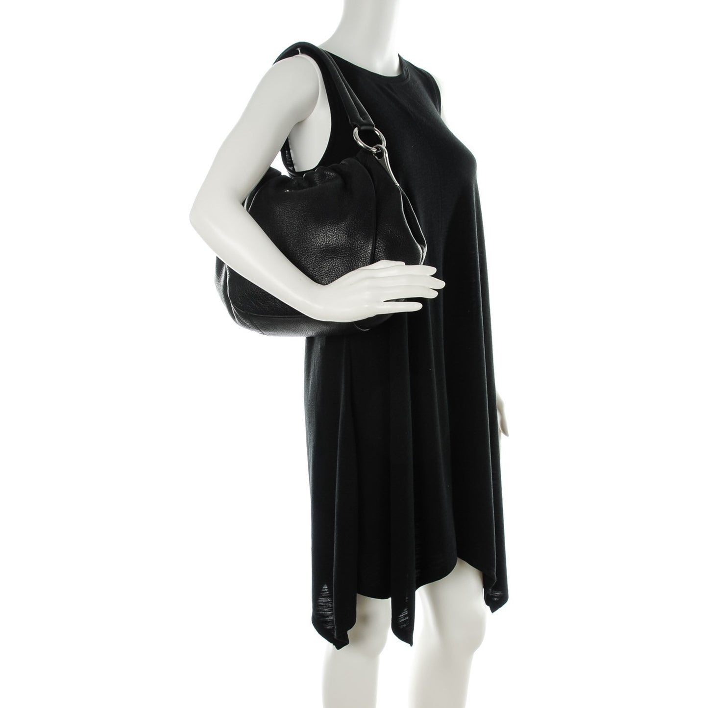 Cervo Deerskin Shoulder Nero Black