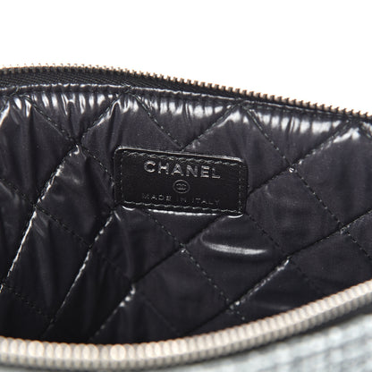 Chanel Canvas Small Deauville Pouch Charcoal 5 of 7