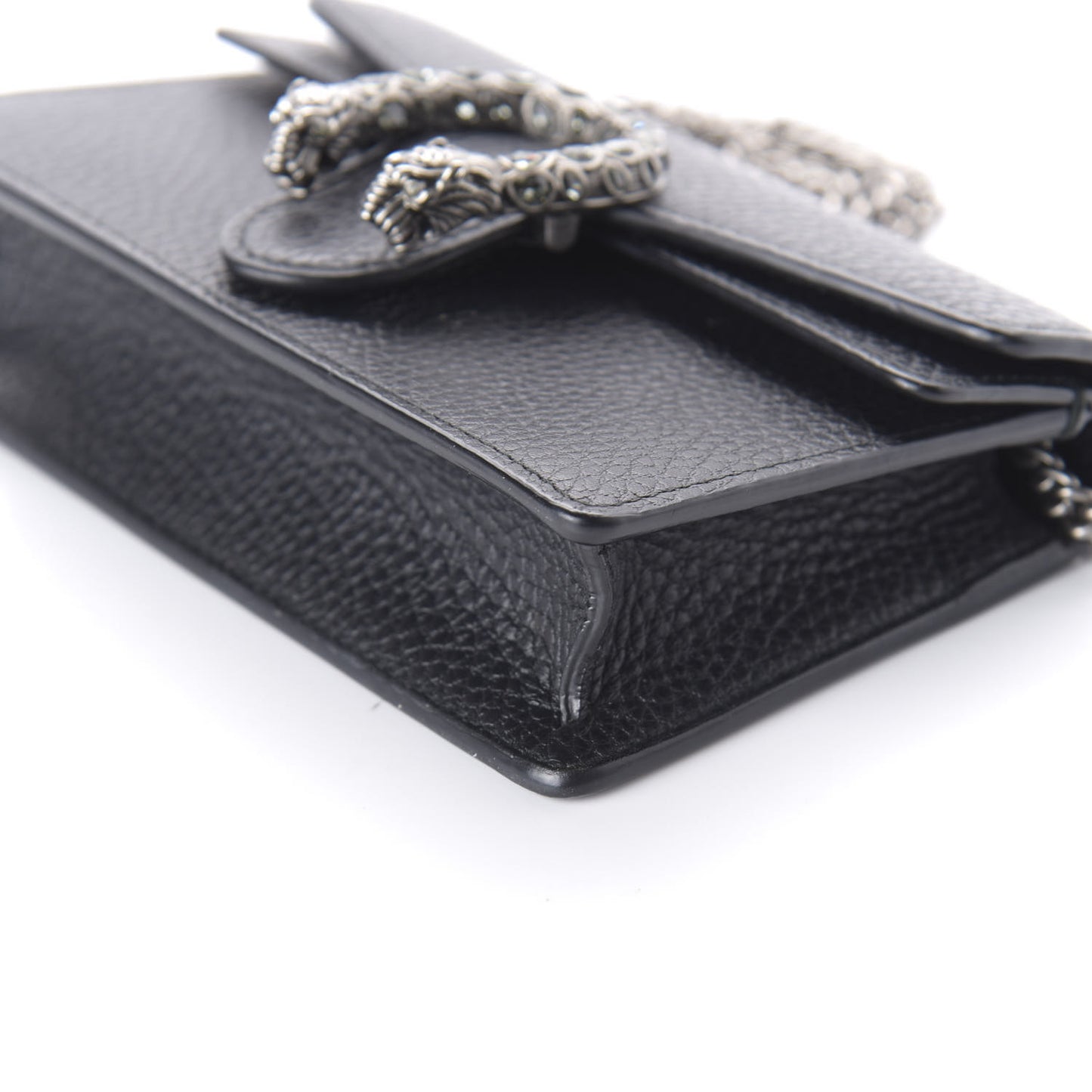 Calfskin Super Mini Dionysus Shoulder Bag Black