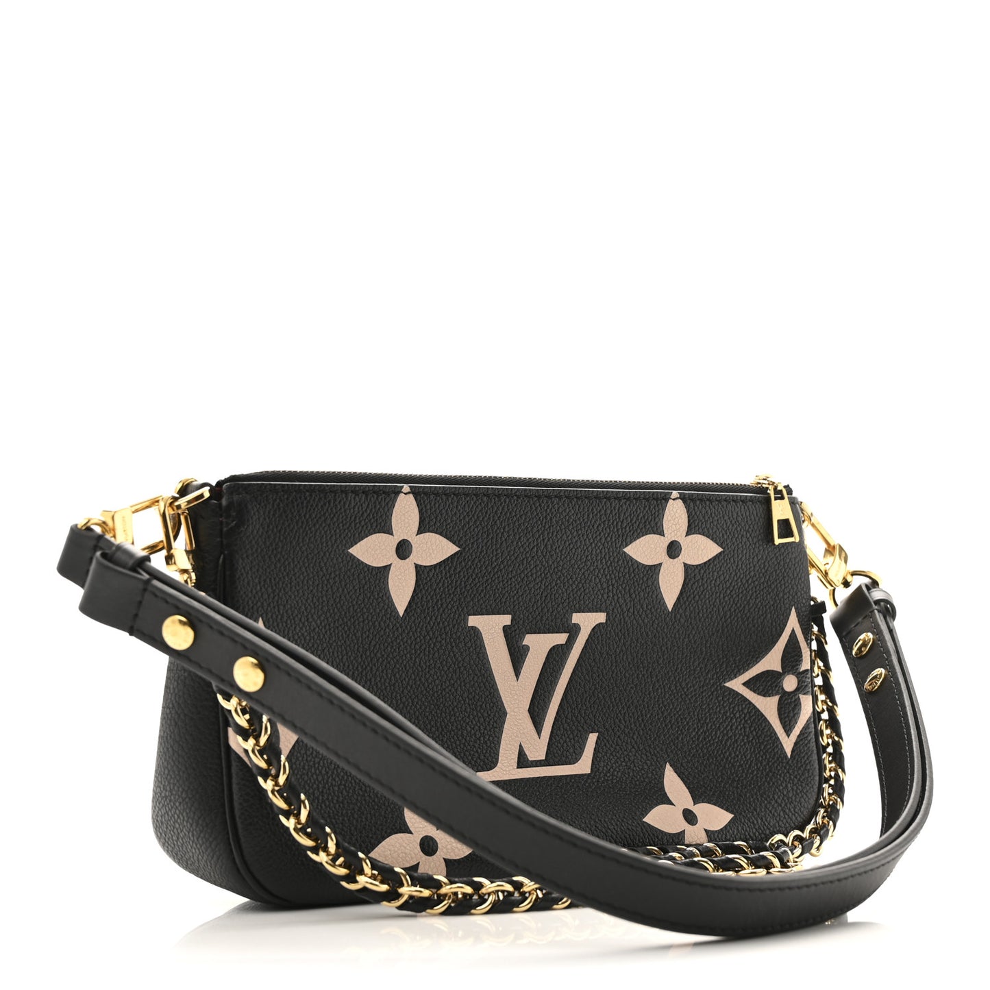 Empreinte Monogram Giant Multi Pochette Accessories Black Beige