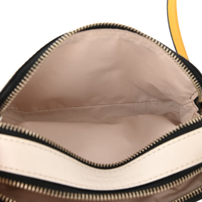 Marc Jacobs Saffiano Small Snapshot Camera Bag White Yellow 5 of 11