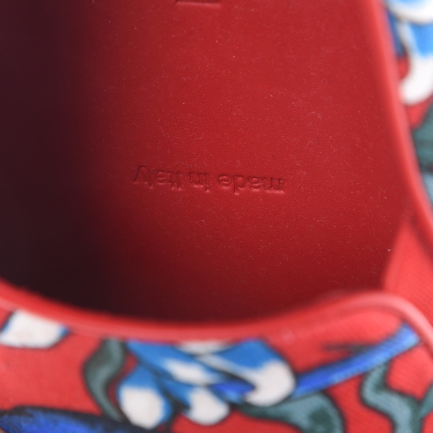 Louis Vuitton Canvas Printed Match-Up Slip On Sneakers 6.5 Red 10 of 11