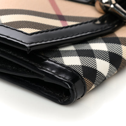 Burberry Nova Check Continental Wallet Black 10 of 14