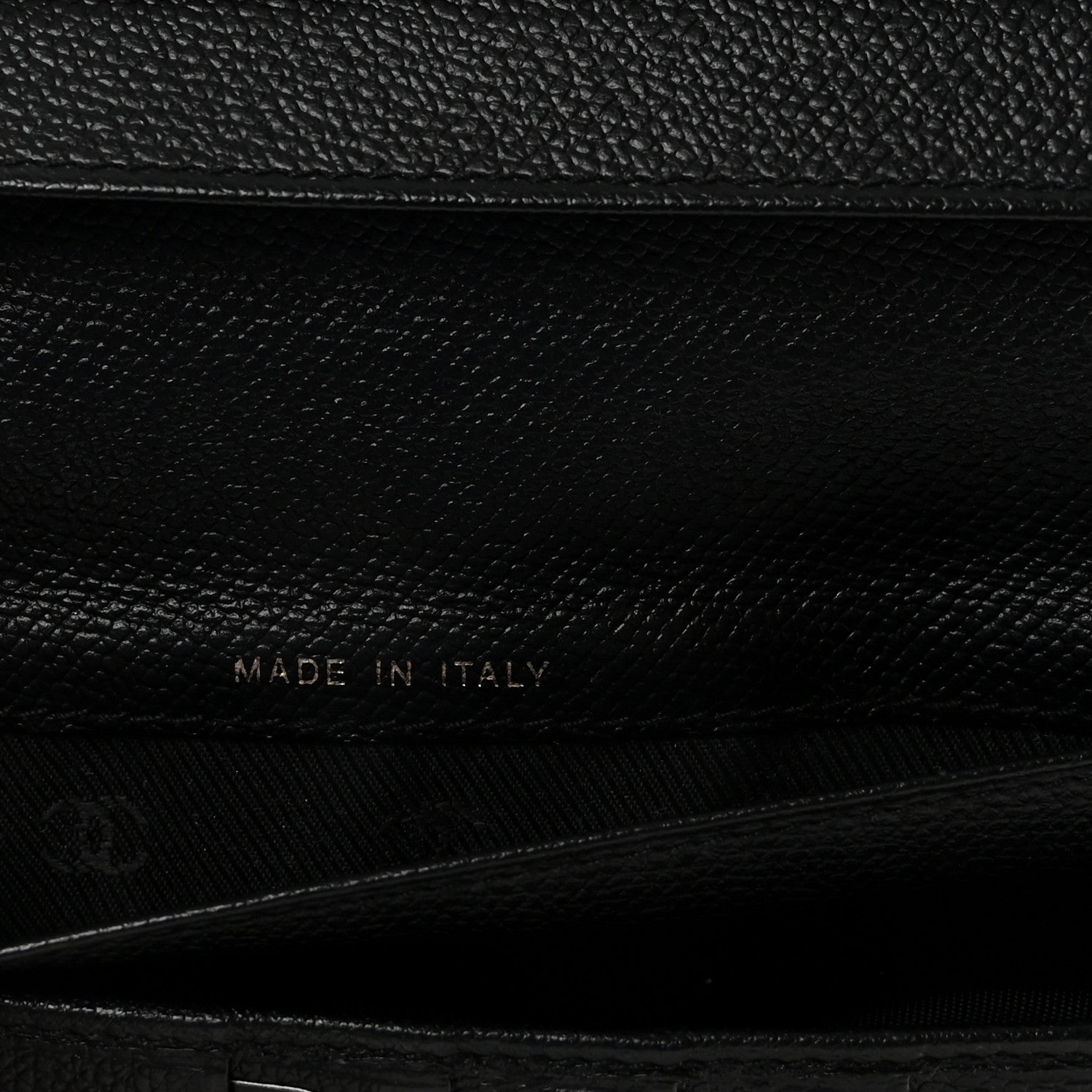 Chanel Grained Calfskin CC Button Long Wallet Black 7 of 8