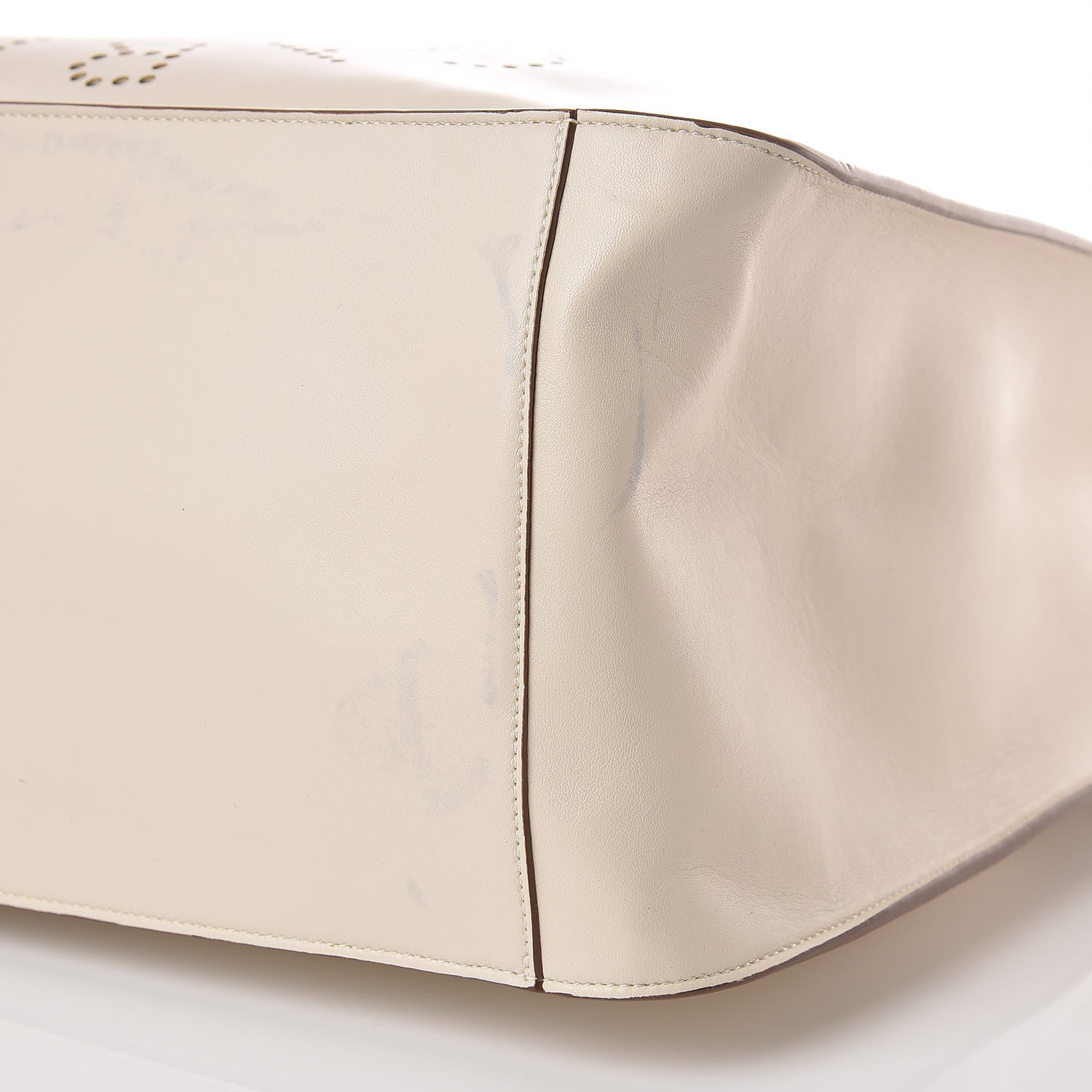 Stella McCartney Eco Alter Nappa East West Perforated Tote White 13 of 13