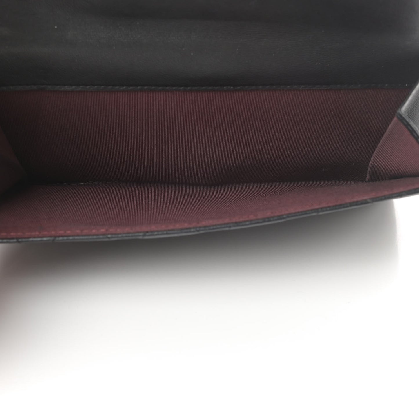Lambskin Quilted Long Flap Wallet Black