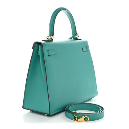 Hermes Epsom Kelly Sellier 25 Vert Verone 3 of 11