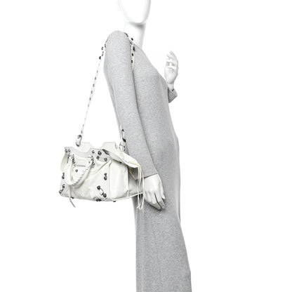 Balenciaga Agneau Arena Neo Cagole City Handbag Optic White 2 of 13