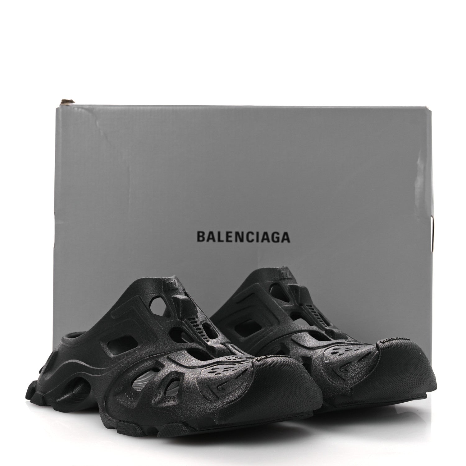 Balenciaga EVA Molded Mens HD Mules 45 Black 10 of 10