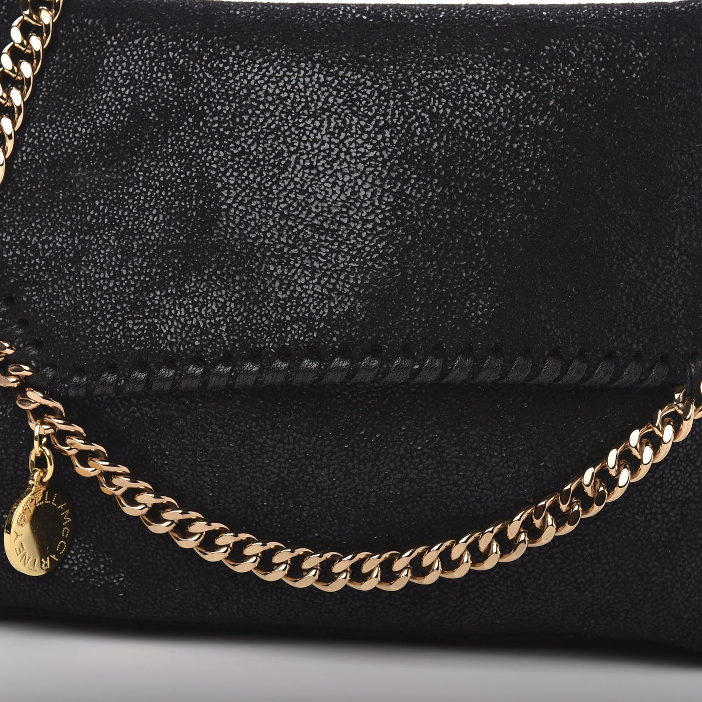 Shaggy Deer Falabella Mini Crossbody Bag Black