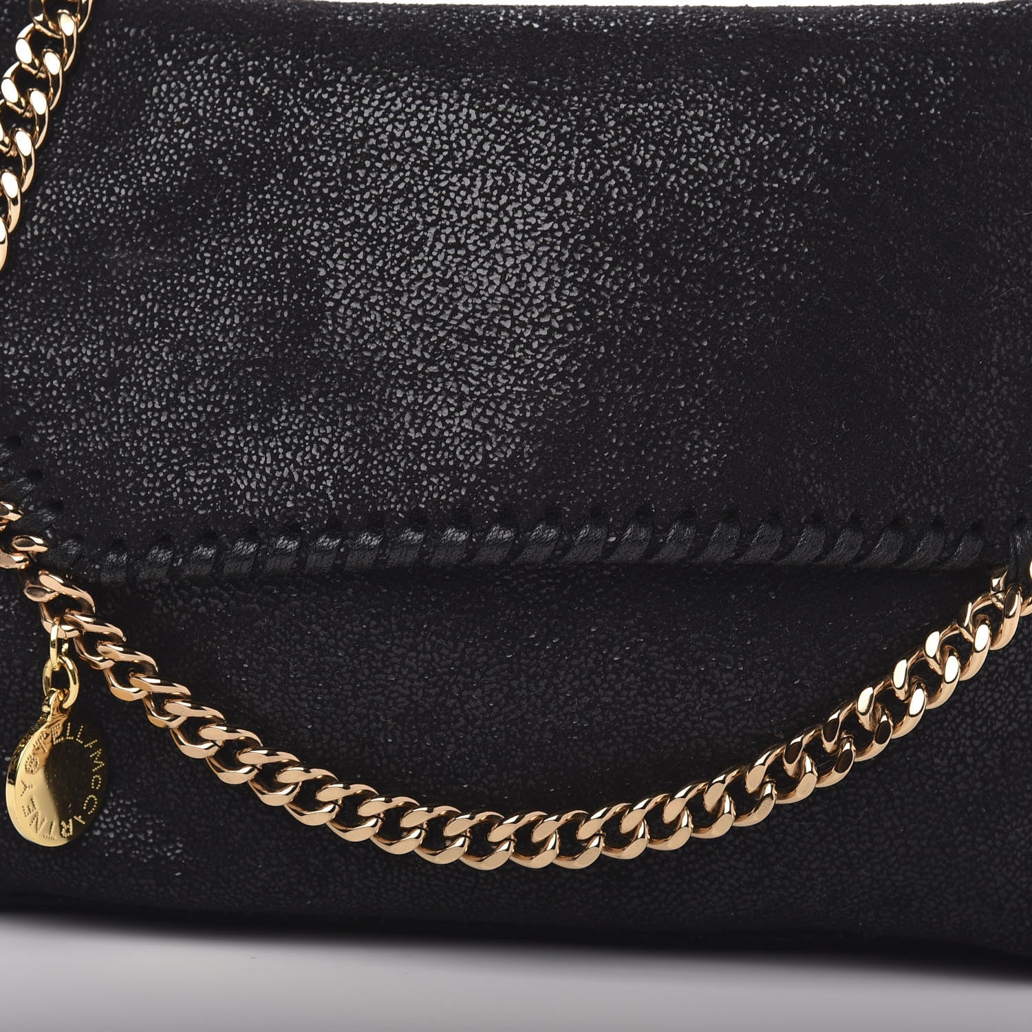 Stella McCartney Shaggy Deer Falabella Mini Crossbody Bag Black 9 of 9