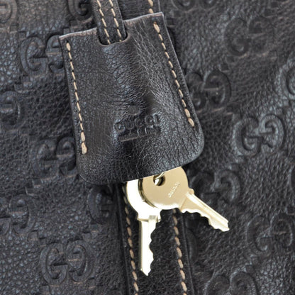 Gucci Guccissima Briefcase Black 6 of 13