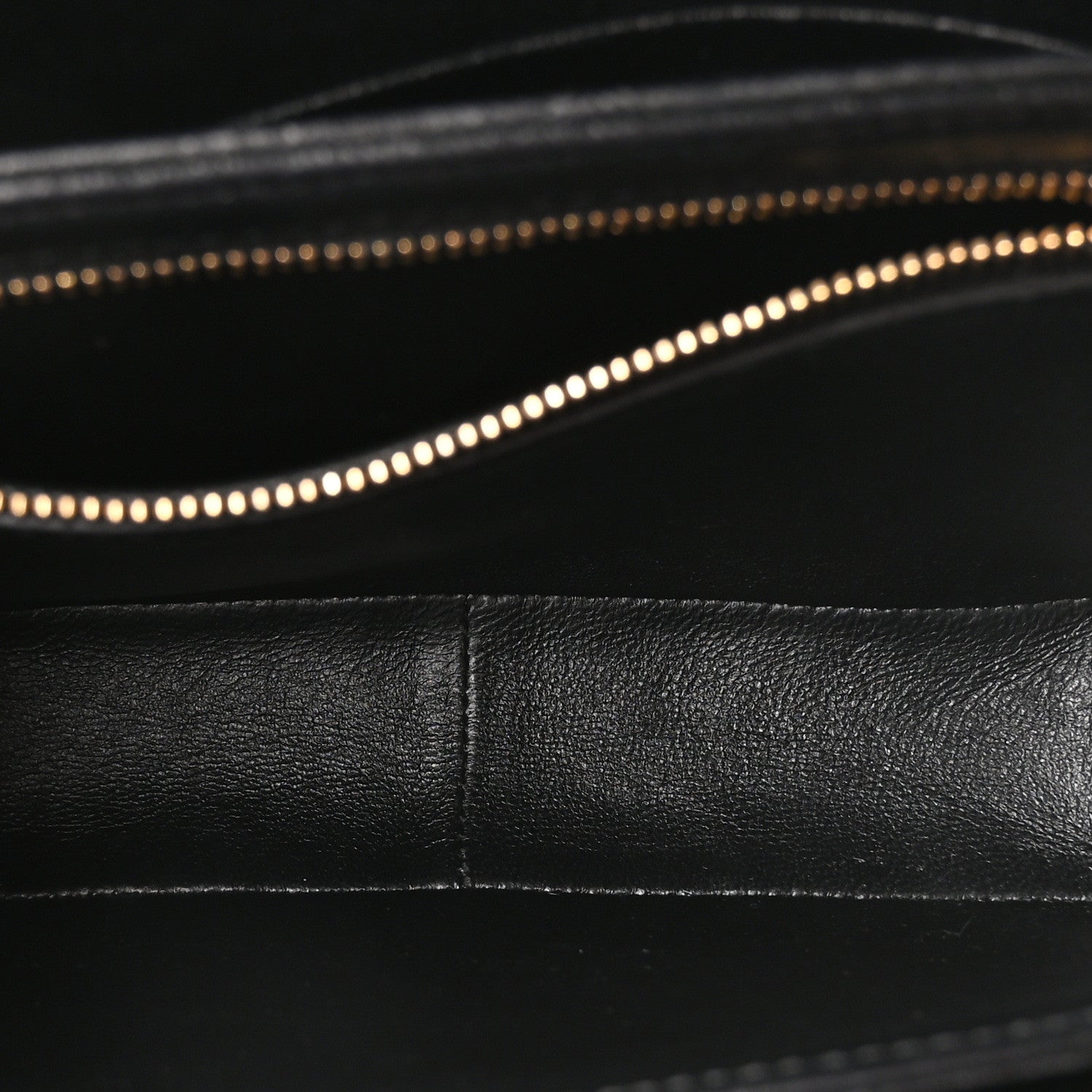 Celine Shiny Calfskin Teen Triomphe Black 5 of 10