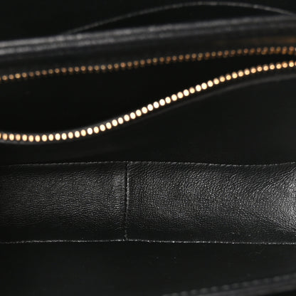 Celine Shiny Calfskin Teen Triomphe Black 5 of 10