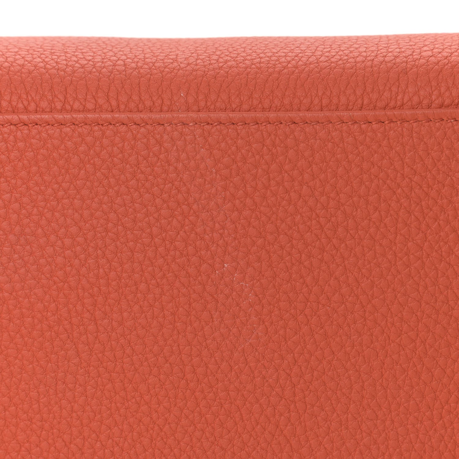 Hermes Togo Kelly Retourne 28 Orange Poppy 13 of 16