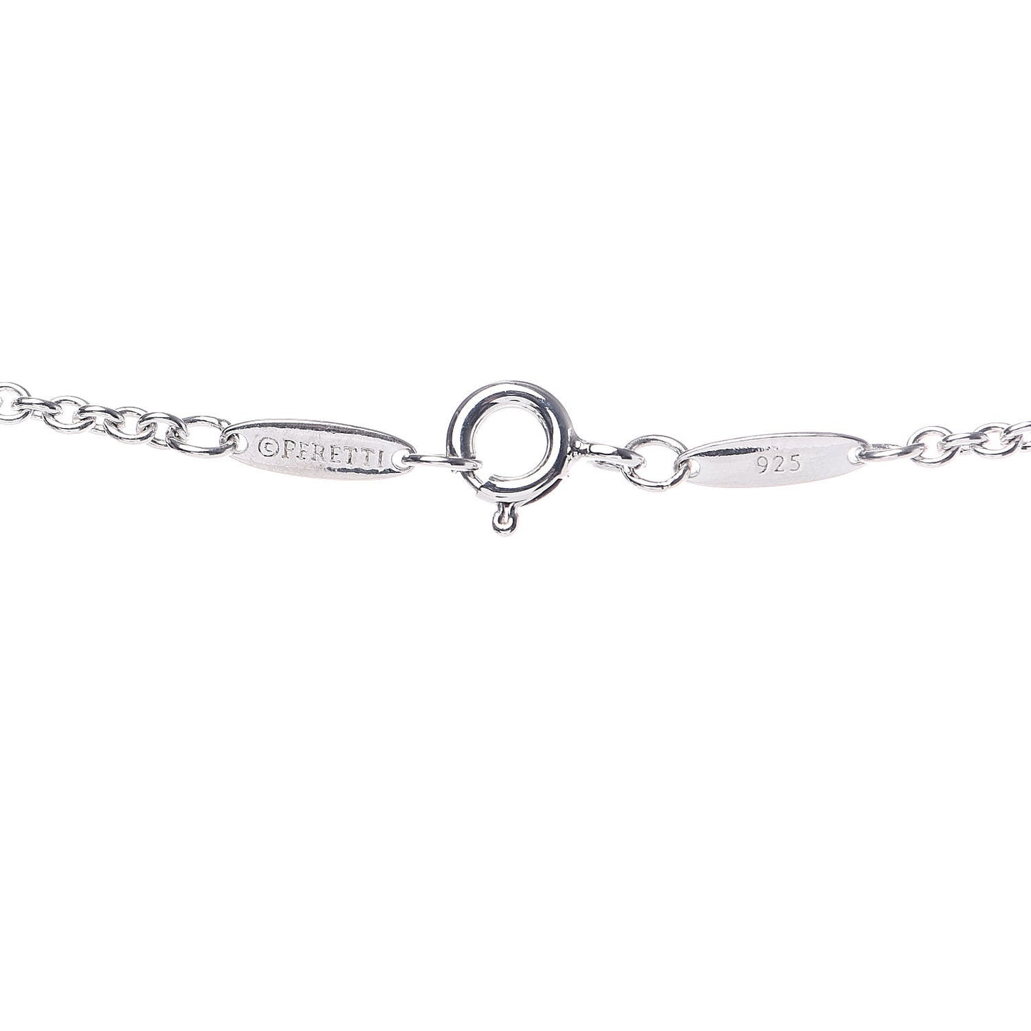 Sterling Silver Pearl 9-9.5mm Elsa Peretti Open Heart Lariat Necklace
