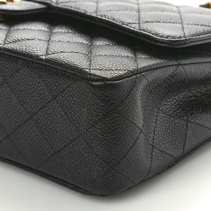 Chanel Caviar Quilted Medium Double Flap Black 10 of 10