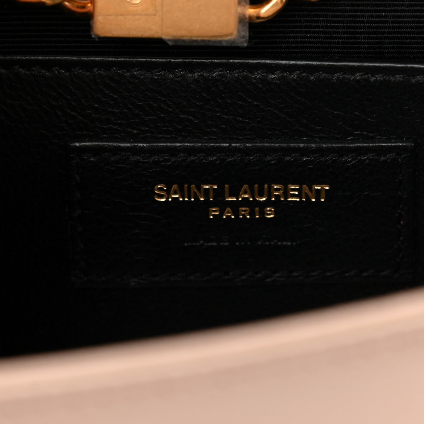 Grain De Poudre Small Monogram Kate Satchel Dark Beige
