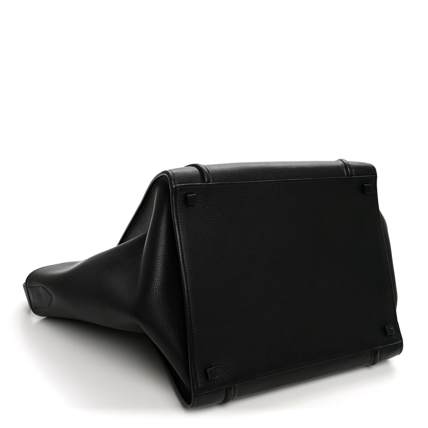 Supple Calfskin Medium Phantom Luggage Black