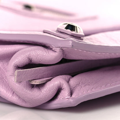 Balenciaga Veau Papier Sight Clutch Rose Orchid 10 of 13