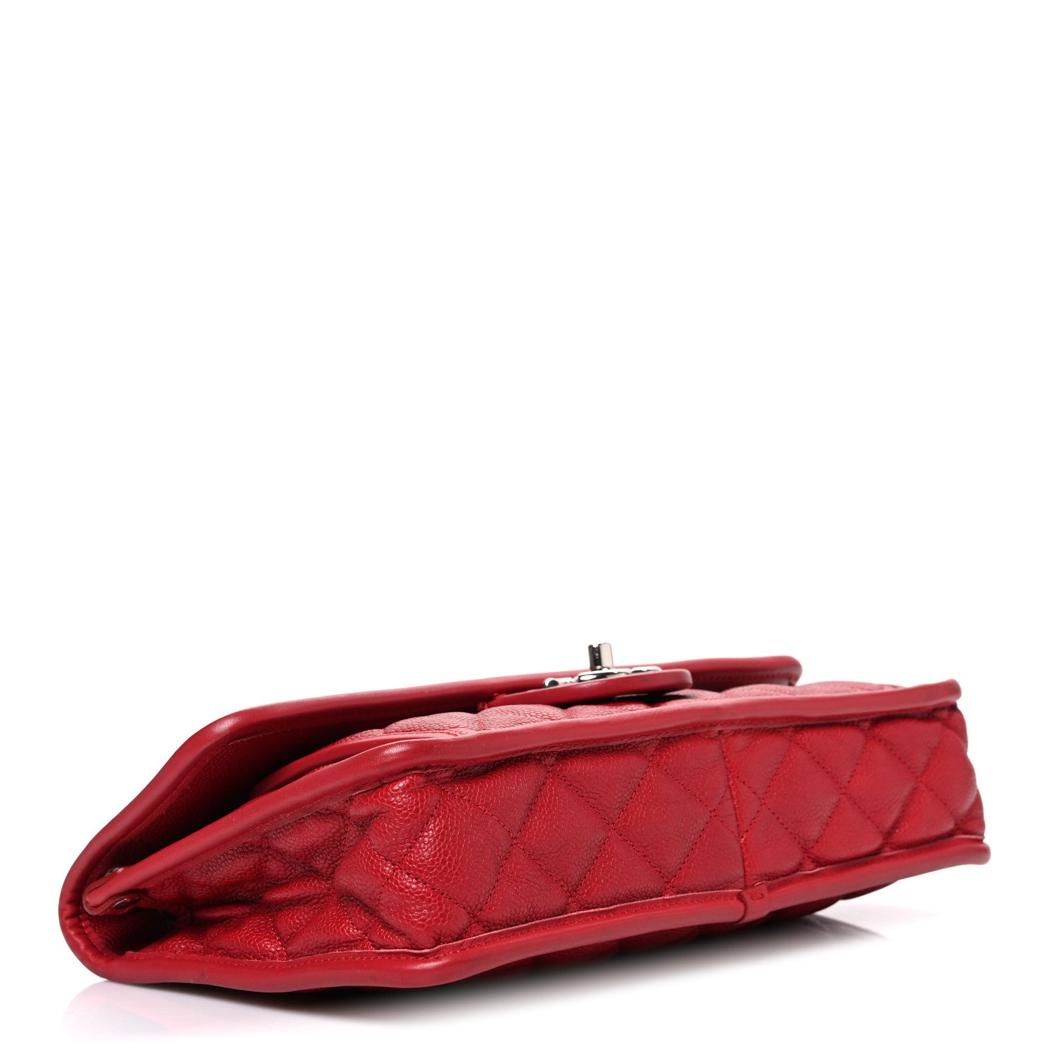 Chanel Caviar Quilted Medium French Riviera Flap Red 4 of 10