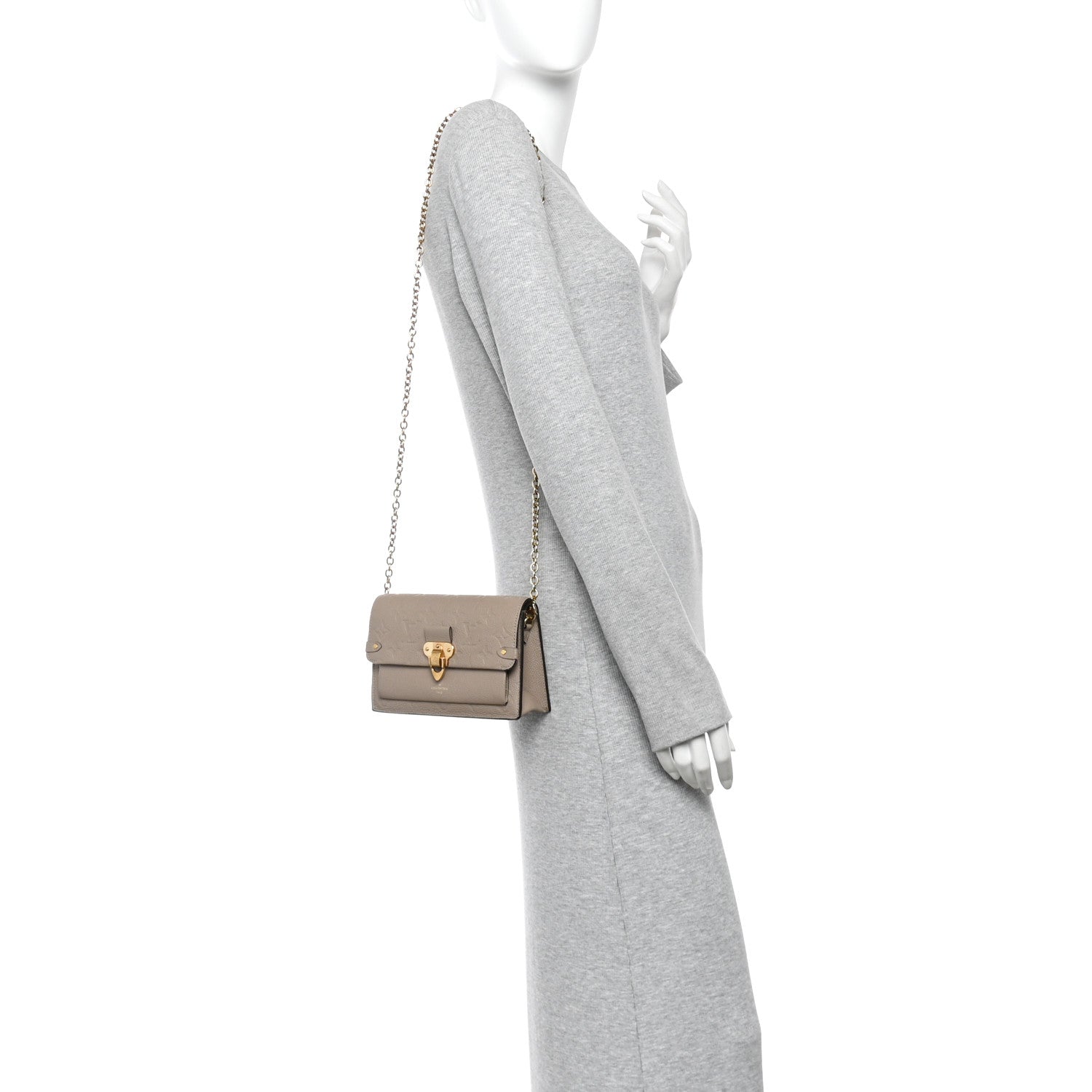 Louis Vuitton Empreinte Vavin Chain Wallet Tourterelle 2 of 9