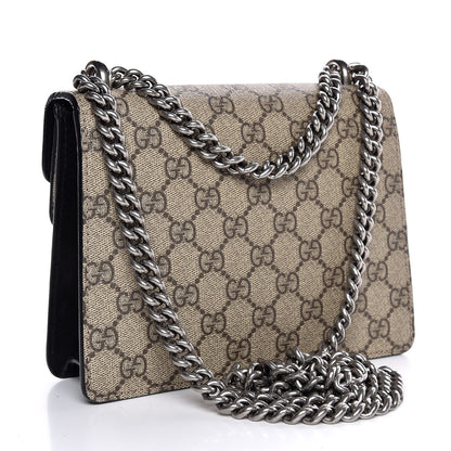 Gucci GG Supreme Monogram Mini Dionysus Shoulder Bag Black 3 of 8